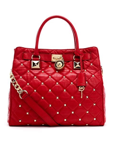 michael kors red tote bag uk